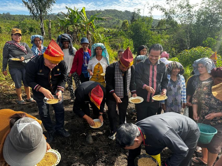 Kadis Pariwisata Dan Kebudayaan Pakpak Bharat Maringan Bancin,Hadiri Upacara Ritual Menanda Tahun Marga Berutu