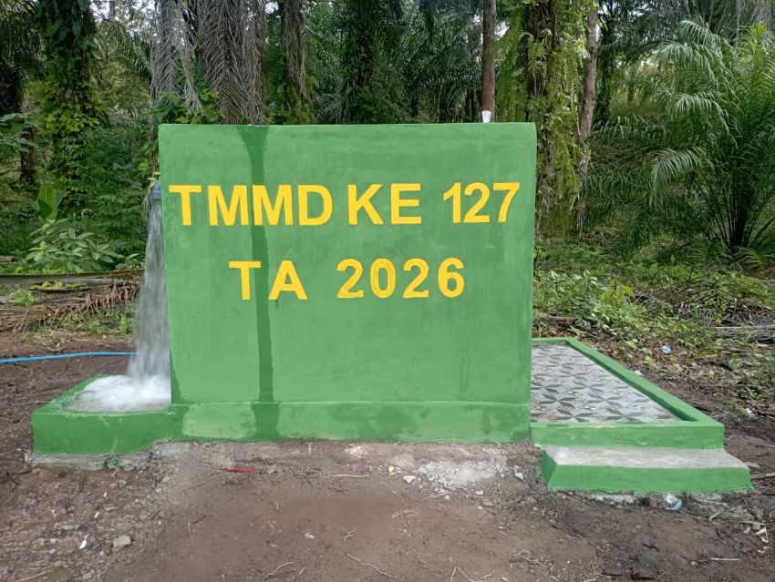 Air Bersih untuk Sangkunur: Akhir Perjuangan Penuh Makna Satgas TMMD Ke-127 Kodim 0212/Tapsel