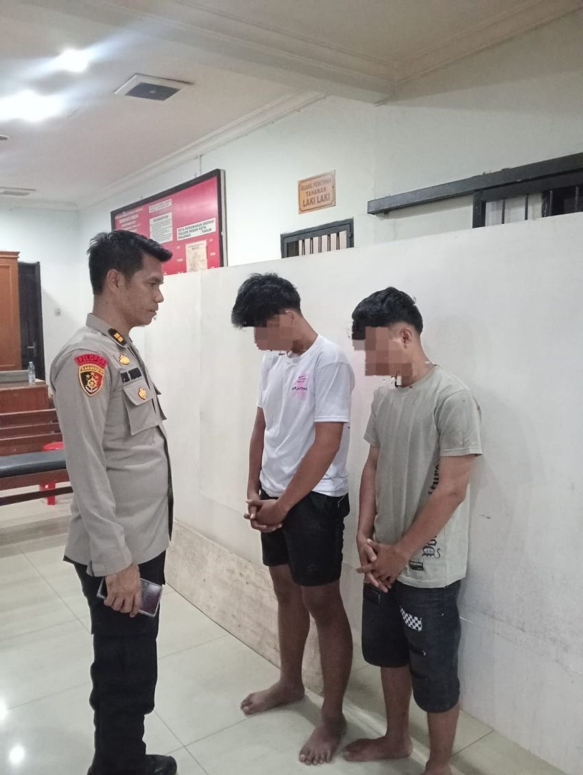 Reskrim Polsek Medan Kota Ringkus 2 Pelaku Curanmor