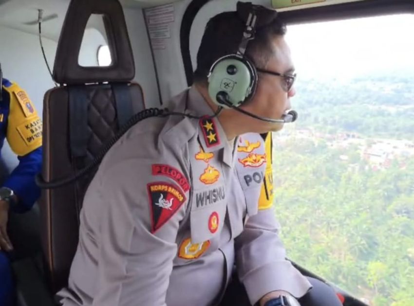 Kapolda Sumut Pantau Arus Mudik via Patroli Udara, Pastikan Jalur Aman dan Lancar
