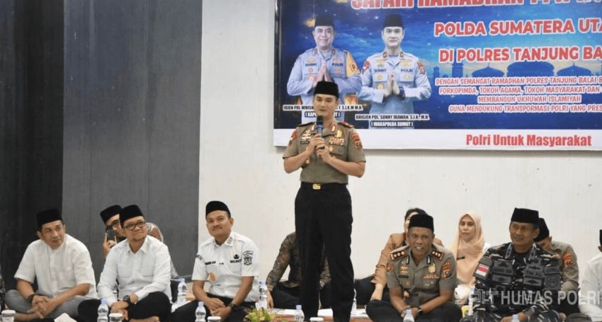 Wali Kota Tanjungbalai Sambut Safari Ramadhan Polda Sumut, Wakapoldasu Ajak Perkuat Silaturahmi