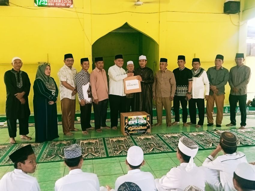 Tim IV Safari Ramadan Pemkab Sergai Kunjungi Pesantren Darul Ulum Al Hannan Desa Pulau Tagor