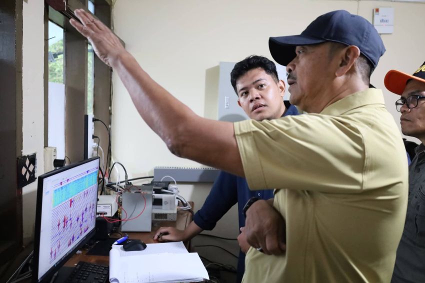 Aktivitas Gunung Sorikmarapi Meningkat, Ini Himbauan Bupati Madina Saipullah Nasution Saat Turun Langsung Pantau Pos Pengamatan