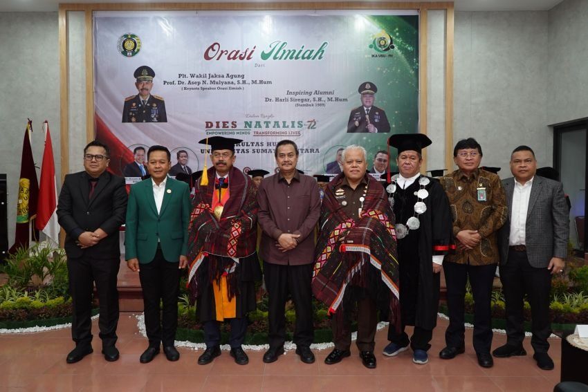 JAM Pidum Orasi Ilmiah di Dies Natalis FH USU