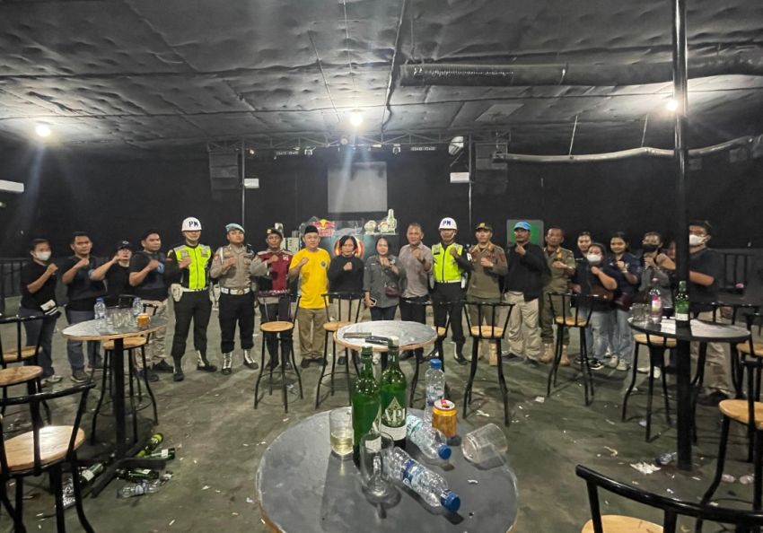 Razia Gabungan BNNK Sergai Amankan 50 Pengguna Narkoba di THM