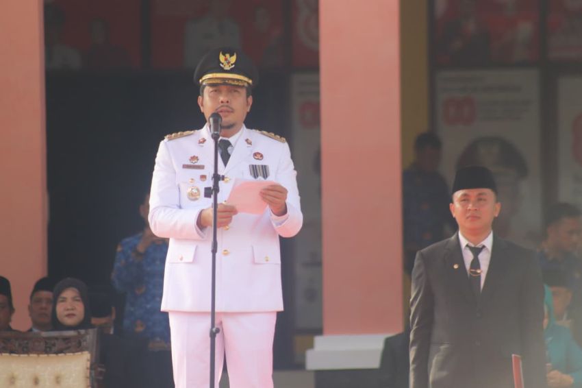 Upacara Hari Otonomi Daerah 2026 di Paluta: Bupati Reski Basyah Harahap Sampaikan Enam Strategi Besar