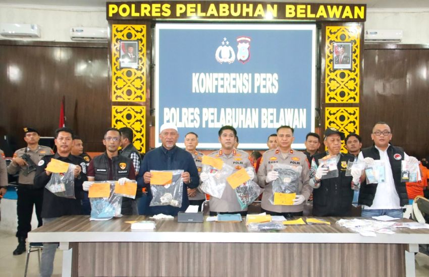 Empat Bulan, 320 Kasus Dibongkar: Polres Belawan Sikat Narkoba dan Kejahatan Jalanan