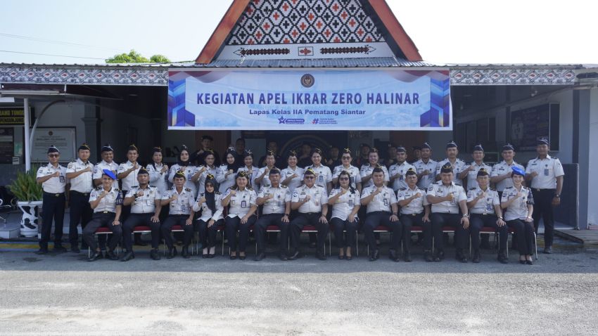 Benteng Integritas Dibangun di Pematang Siantar: Seluruh Petugas Lapas Ikrarkan Perang Total Lawan Handphone Ilegal, Pungli dan Narkoba