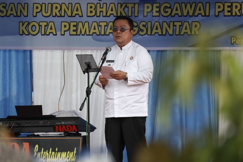 Wali Kota menghadiri acara Halal Bihalal Hari Raya Idul Fitri 1447 H dan Perayaan Hari Ulang Tahun ke-48 Perumda Tirta Uli