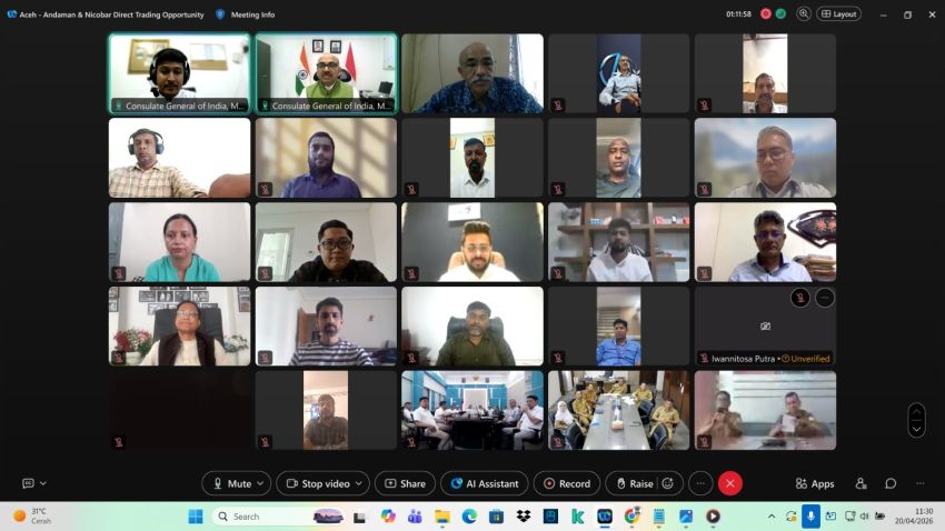 Konsulat Jenderal India di Medan Fasilitasi Business Matching Aceh&ndash;India