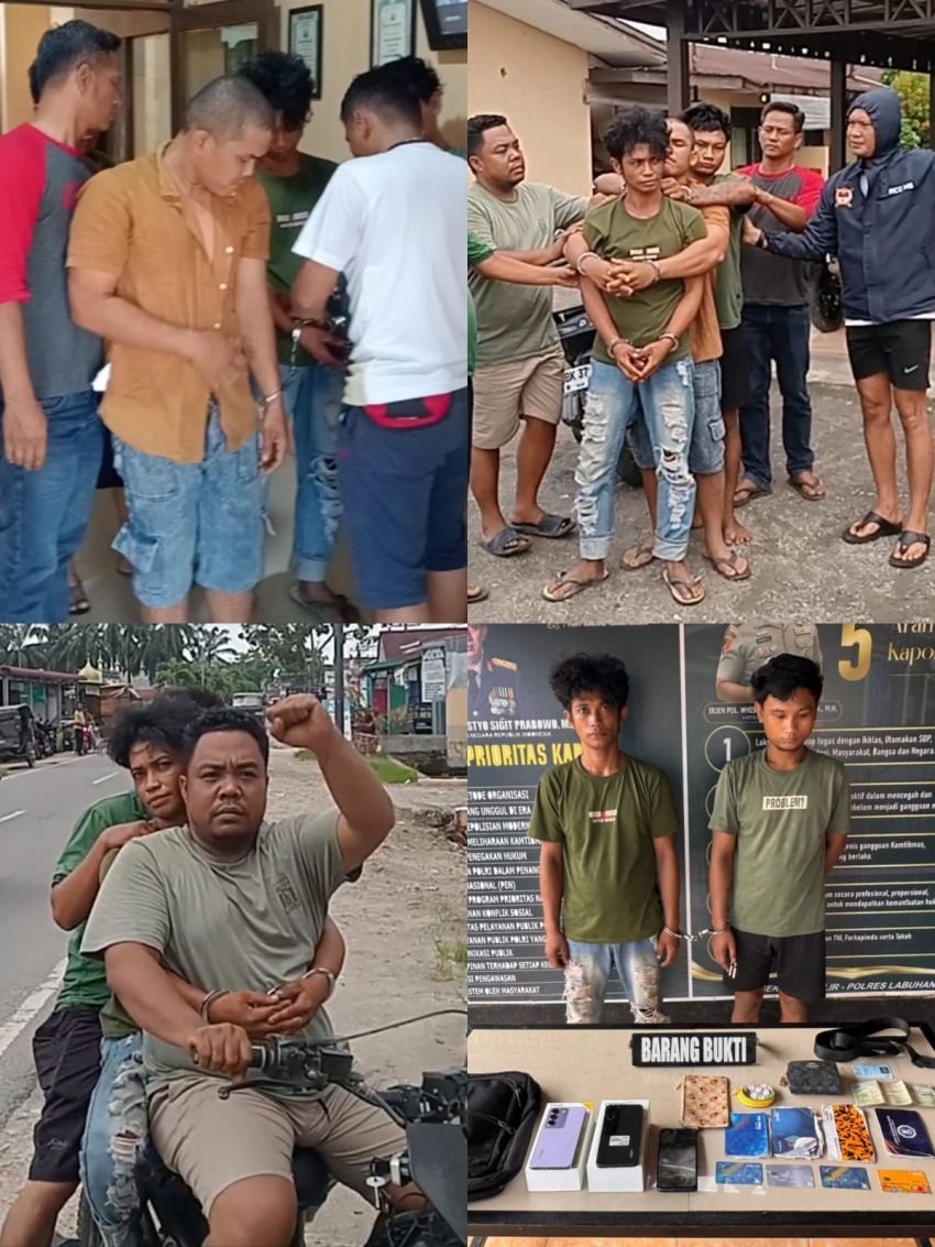 Team Reskrim Polsek Bilah Hilir Ringkus Pelaku Curas, 2 Pelaku Lagi Masih Diburu