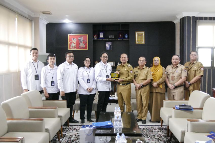 Walikota Mahyaruddin Salim Bahas Perlindungan Tambahan ASN Dengan PT Taspen