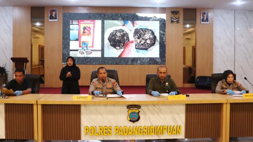 Bravo! Perdagangan Satwa Dilindungi Dibongkar Polres Padangsidimpuan, Dua Karung Sisik Trenggiling Disita Polisi