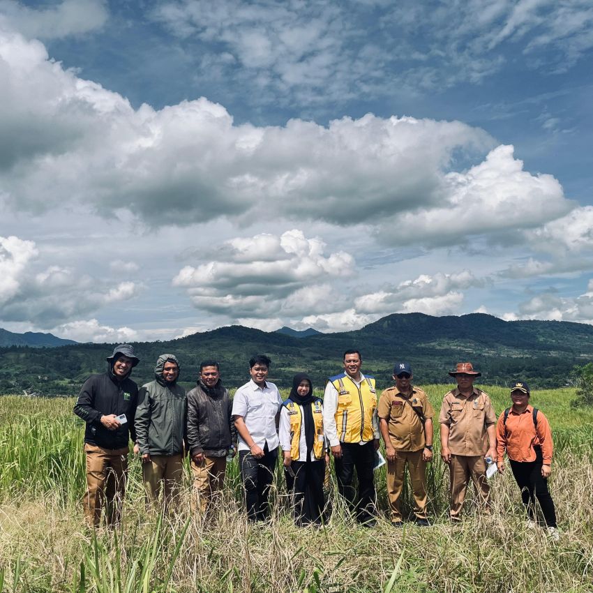 Pembangunan Sekolah Rakyat Di Kab.Pakpak Bharat Ditinjau Oleh Tim Propsu