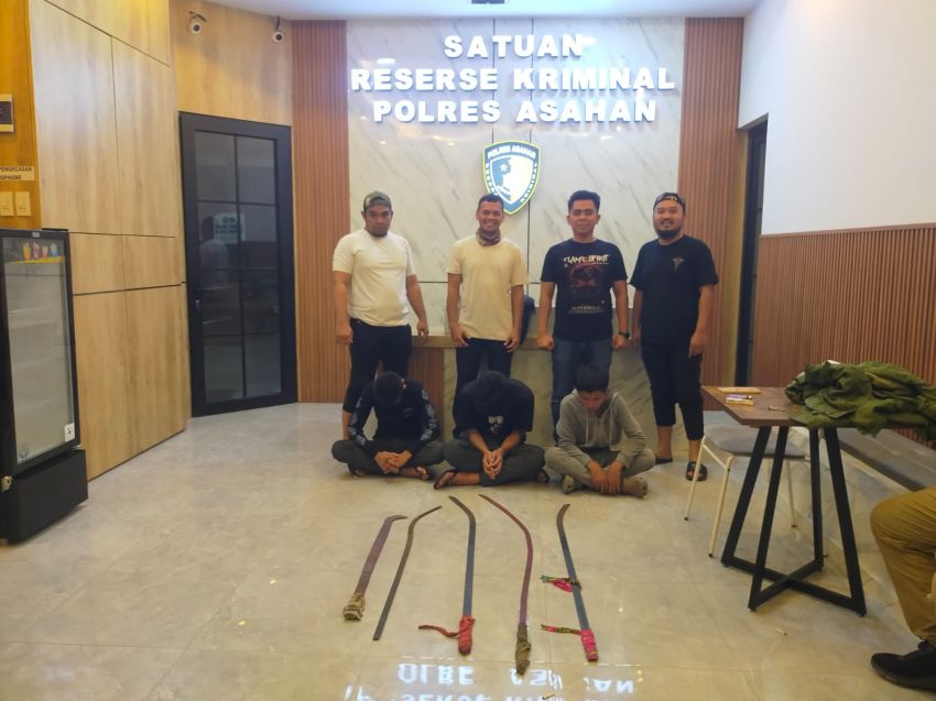 Polres Asahan Berhasil Ungkap Kasus Percobaan Pemerasan Dan Curas di Kota Kisaran