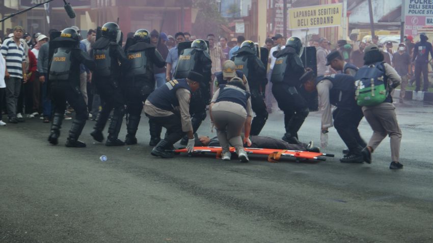 Polresta Deli Serdang Uji Kesiapan Lewat Simulasi Sispam Kota