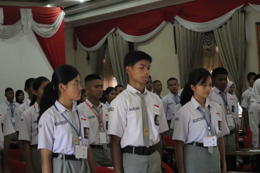 77 Orang Peserta Calon Paskibraka Pakpak Bharat Mengikuti Seleksi