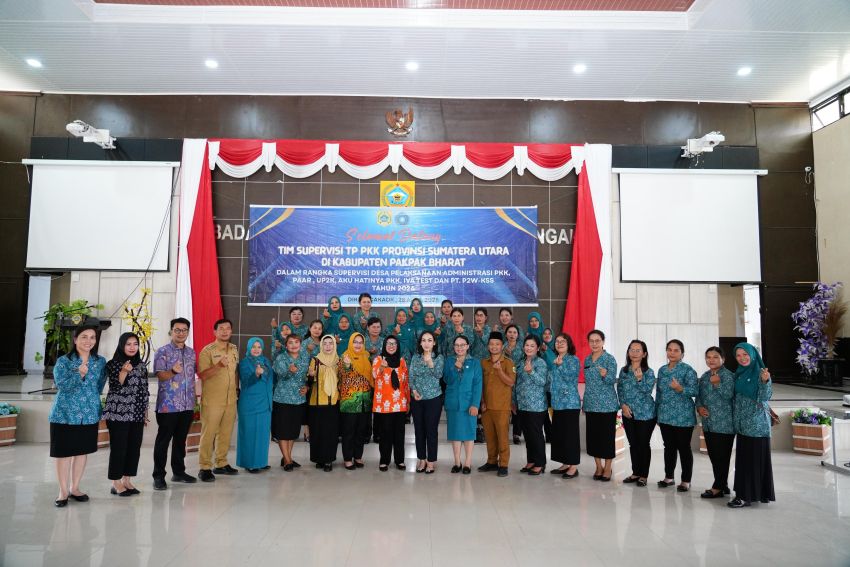 Tim Supervisi TP PKK Sumut Kunjungi Kab.Pakpak Bharat