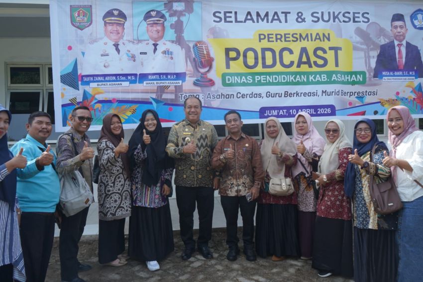 Dinas Pendidikan Asahan Resmikan Studio Podcast "Asahan Cerdas", Wujud Transformasi Digital Pendidikan
