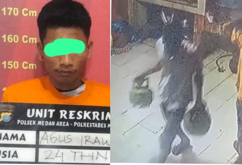 Maling 13 Tabung Gas Viral "A.I" Warga Jln Seto Diciduk Polsek Medan Area 1 Buron.