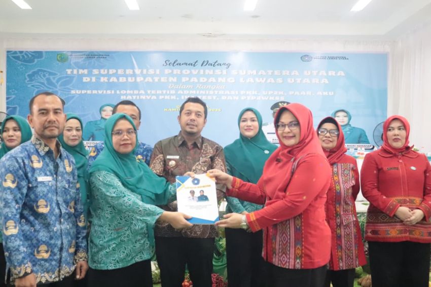 PKK Sumut Turun ke Paluta, Program Keluarga Sejahtera Digeber Jelang Indonesia Emas 2045