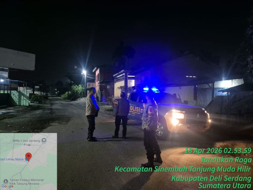 Patroli Blue Light Ditingkatkan, Polresta Deli Serdang Perkuat Pencegahan Kejahatan Malam Hari