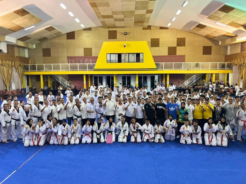 Rekor Baru! UKT Taekwondo Sumut Diserbu Ratusan Peserta