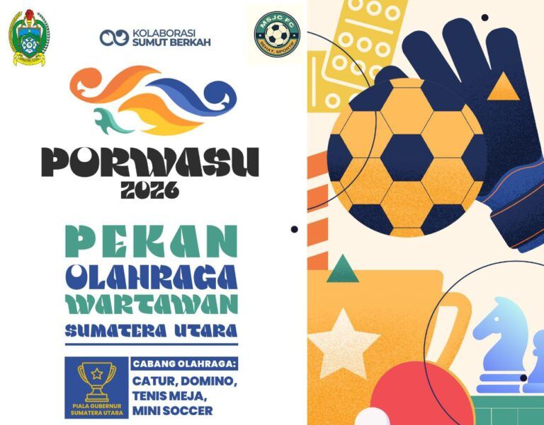 320 Jurnalis Siap Berlaga di Porwasu 2026 Memperebutkan Piala Gubernur Sumut