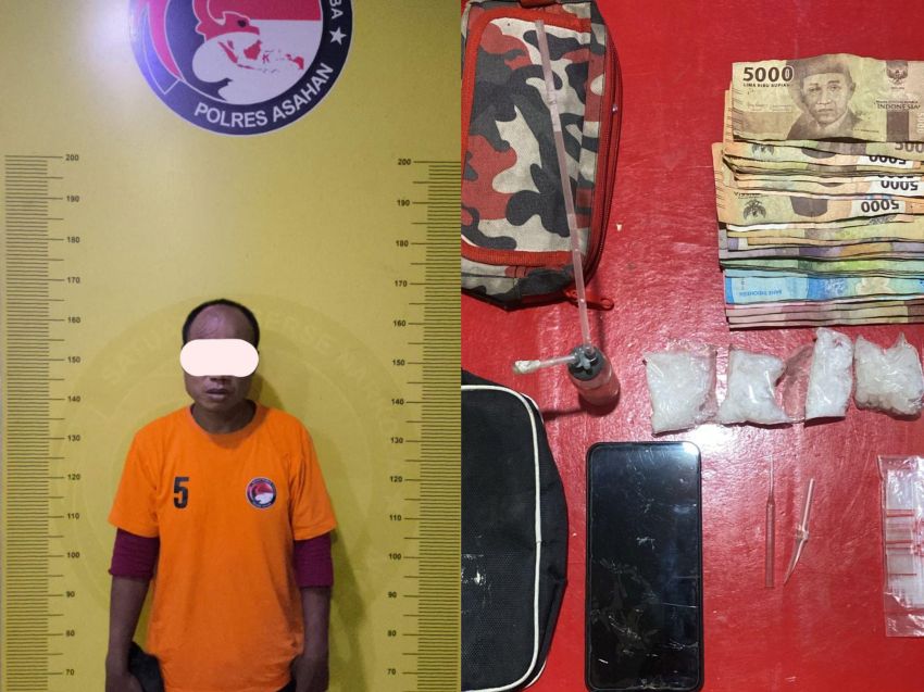 Berhasil Bongkar Jalur Peredaran, Polres Asahan Amankan 43,68 Gram Sabu di Tengah Perkebunan Sawit