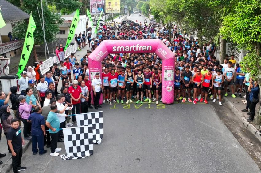 Seribuan peserta Fun Run 10K Gebyar Olahraga HUT ke XXV FKGOR Tahun 2026