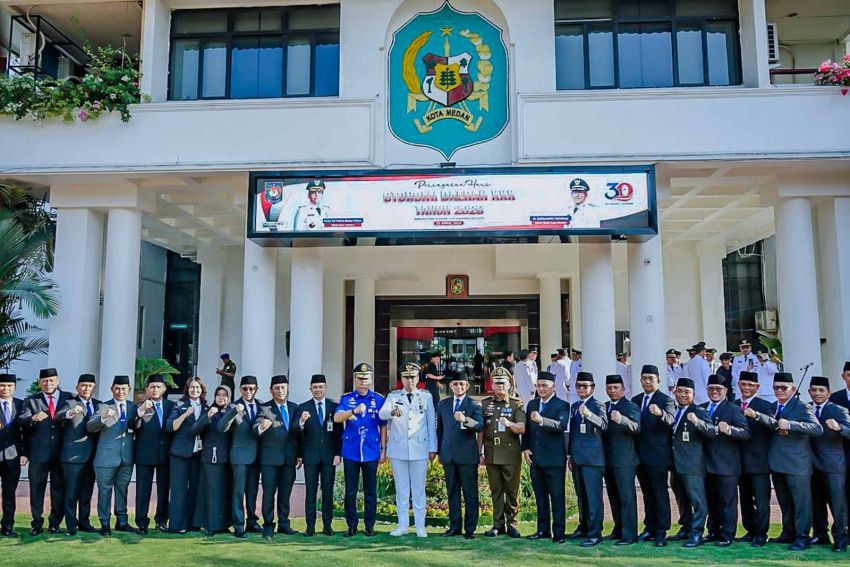 Rico Waas Apresiasi Kinerja ASN Pemko Medan, Dua Penghargaan Nasional Sambut Peringatan Hari Otda ke-30