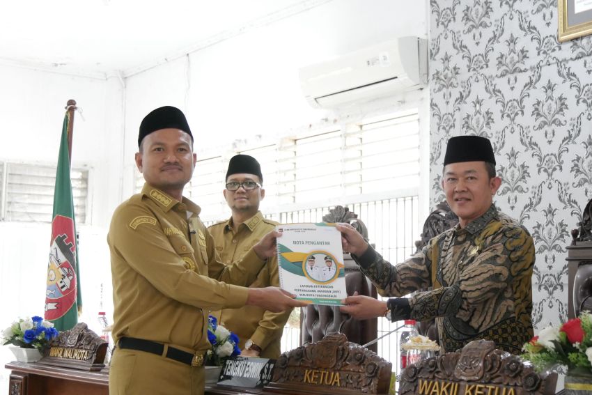 Wali Kota Tanjungbalai Sampaikan LKPJ 2025 di Rapat Paripurna DPRD