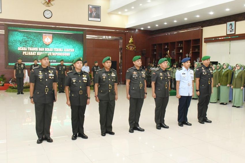 Pangdam IV/Diponegoro Pimpin Sertijab Sejumlah Jabatan Strategis, Putra Sumatera Utara Jabat Kapendam