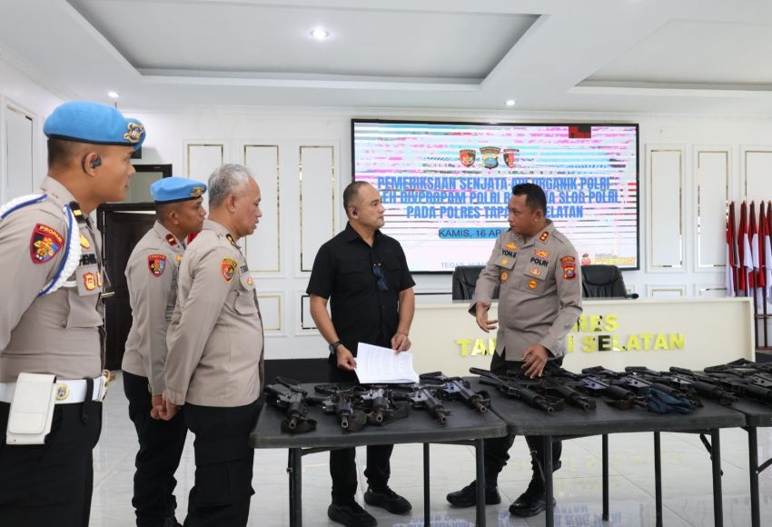 Divpropam Polri Turun Langsung Periksa Senpi Polres Tapanuli Selatan, Hasil Seluruhnya Aman