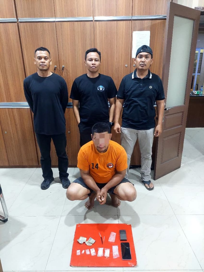 Polres Asahan Bongkar Jaringan Narkoba di Tengah Perkebunan Sawit, Satu Pelaku Ditangkap