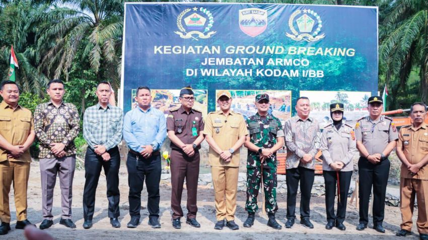 Ground Breaking Jembatan Strategis di Dolok Merawan, Perkuat Akses Pendidikan dan Ekonomi Warga