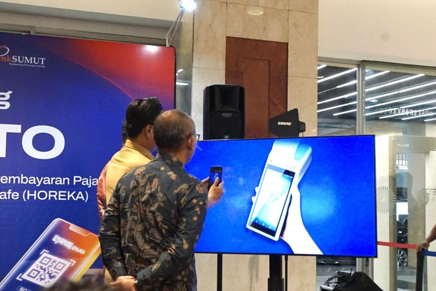 Pertama di Indonesia, Bank Sumut&ndash;Pemko Medan Luncurkan QRESTO, Pajak Horeka Kini Masuk Kas Daerah Seketika