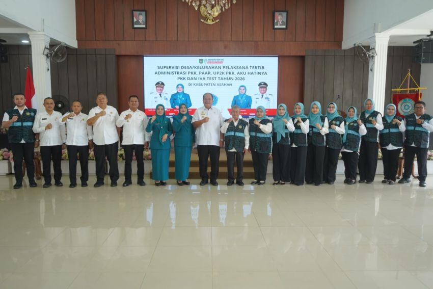 Bupati Asahan Terima Kunjungan Tim Supervisi Lomba HKG-PKK Provsu