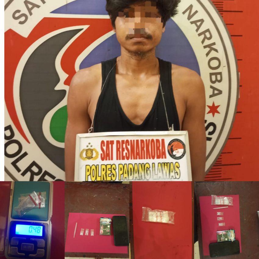 Malam Hari Jadi Momen Apes, Pengedar Sabu di Hutaraja Tinggi Tak Berkutik Saat Digerebek Polres Palas