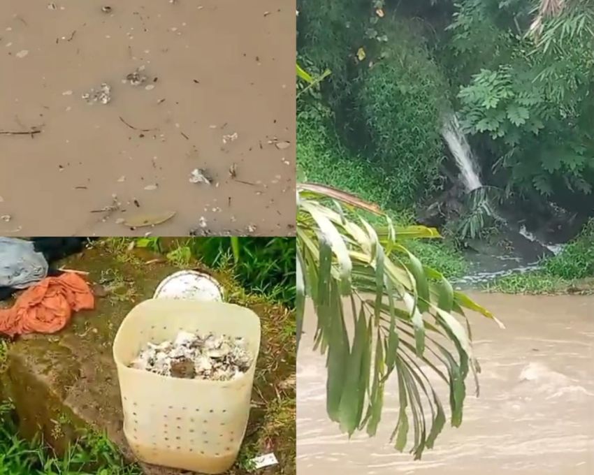 Kembali Tercemar, Limbah Karet Diduga Milik PTPN III Gunung Para Mengapung di Sungai Bahilang, Warga Desak Investigasi
