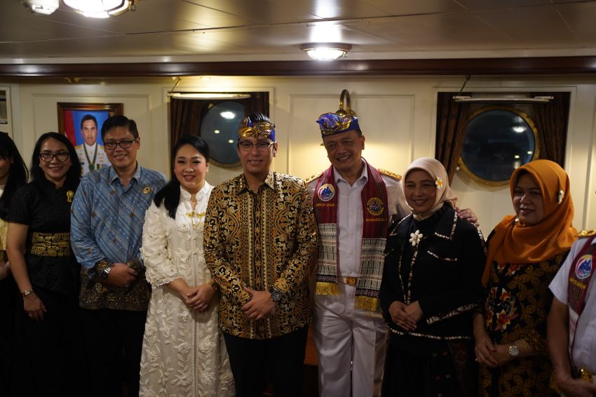 Hadiri Deck Reception ASEAN Plus Cadet Sail 2026, Rico Waas Kenalkan Medan Sebagai Kota Multikultural
