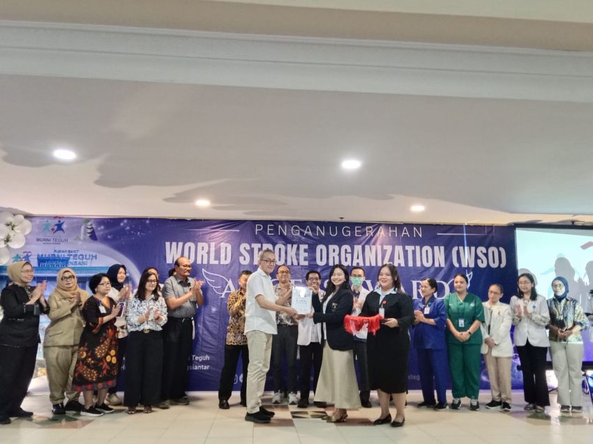 RS. Murni Teguh Horas Insani P.Siamtar Peroleh Penganugerahan World Stroke Organization Angels Award