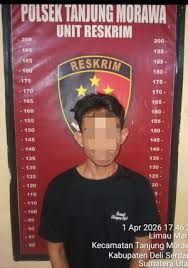Patroli Polsek Tanjung Morawa,Dua Pengguna Sabu Dibekuk.