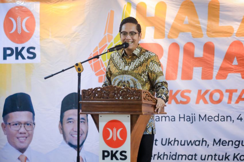 Hadiri Halal Bihalal PKS Kota Medan, Rico Waas Ajak Tinggalkan Sekat Politik dan Perkuat Sinergi
