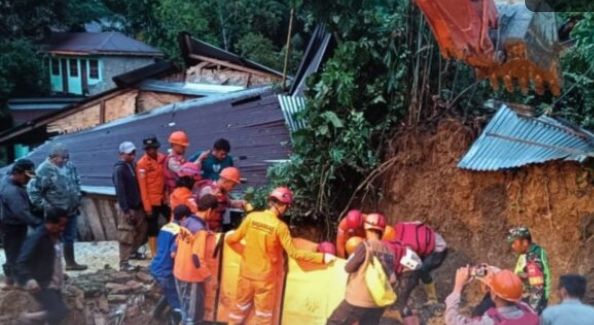 Hujan Deras Picu Longsor di Sembahe, Lima Orang Tewas