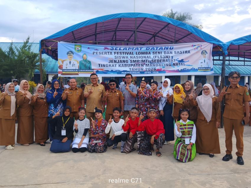 Keren Abis! SMPN 1 Panyabungan Sapu Bersih 4 Trofi di FLS2N 2026 Madina