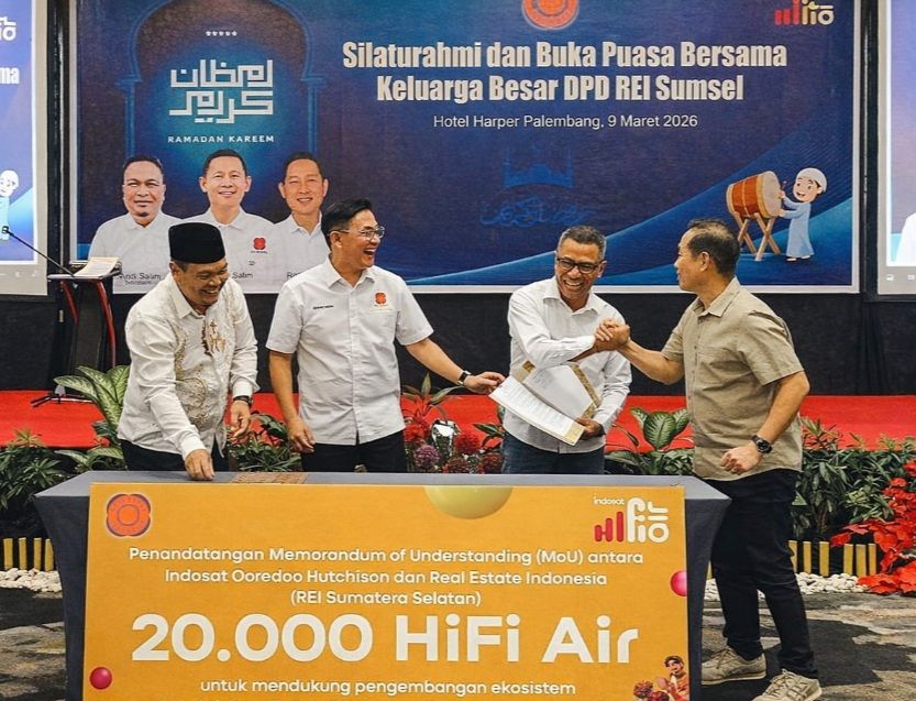 Indosat dan REI Sumatera Selatan Hadirkan HiFi Air di Area Perumahan