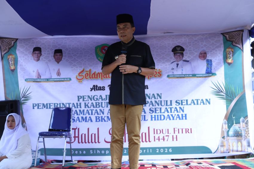 Wabup Tapsel Jafar Syahbuddin Ritonga Buka BKMT Angkola Selatan: &ldquo;Gotong Royong Kekuatan Utama Daerah!&rdquo;