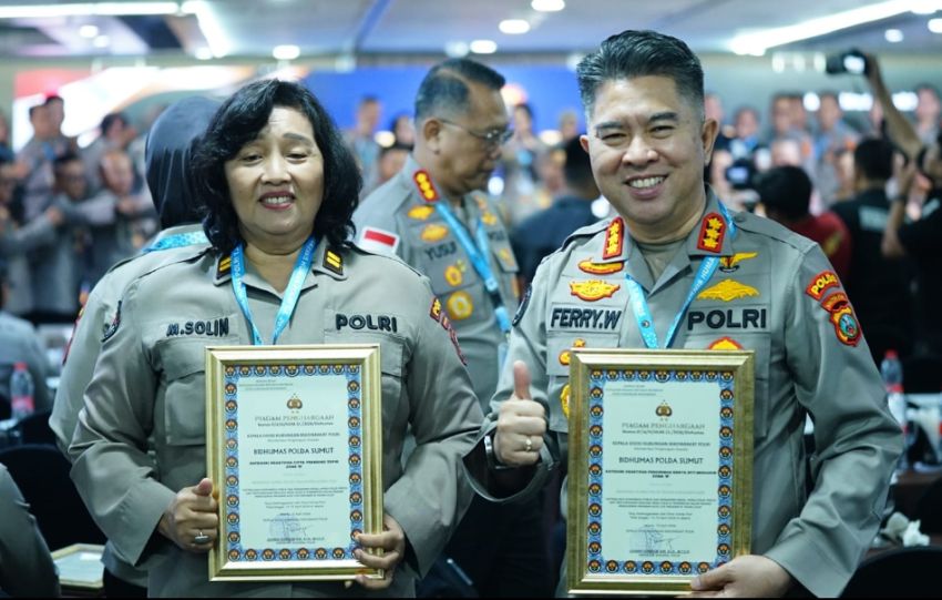 Kombes Pol Ferry Walintukan Bawa Humas Polda Sumut Raih Dua Penghargaan dari Divisi Humas Polri