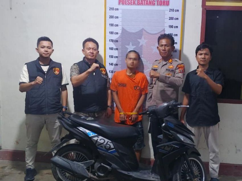 Apes! Pelaku Curanmor Batang Toru Diciduk Polres Tapsel Saat Rehabilitasi Narkoba
